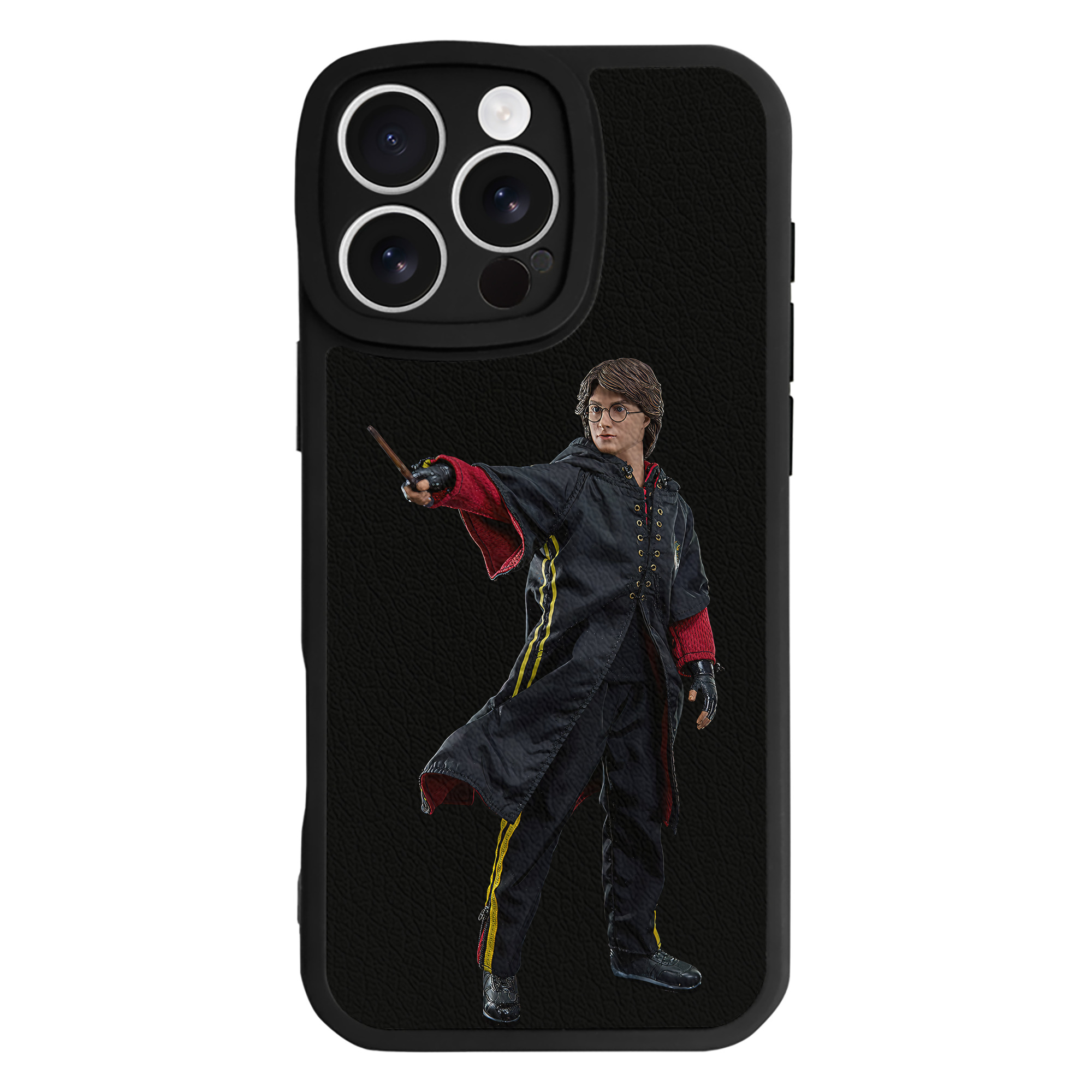 （画像用） Harry Potter ハリー・ポッターシリーズ 【iPhone 16シリーズ対応】シリコンスマホケース（レザー調） 材質：シリコン